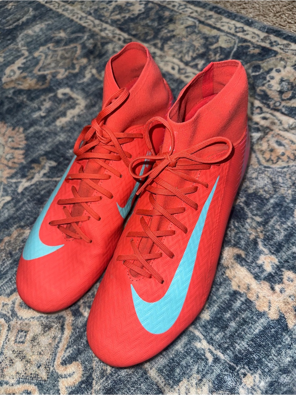 Nike Mercurial Superfly 10 Academy MG "Ember Glow/Aurora Green" Men's Soccer Cle